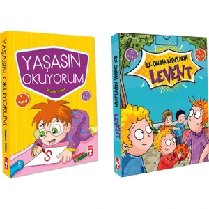 Timaş Yayınları 1. Sınıf Okuma Kitapları 2 Set Bir Arada 20 Kitap Levent Ilk Okuma + Yaşasın Okuyorum