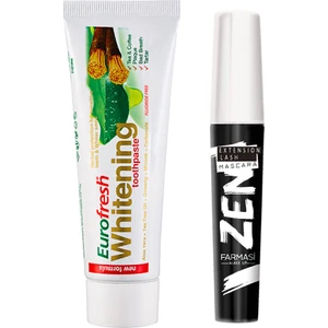 Zen Maskara 8 ml + Eurofresh Misvaklı Beyazlatıcı Diş Macunu 112 gr