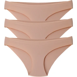 Merry Secrets Kadın 3'lü Paket Panty Lazer Kesim Slip Külot