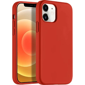 Apple iPhone 12 6.1" Soft Touch Altı Kapalı Liquid Silikon Lansman Kılıf