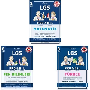 Bilfen Yayınları 8. Sınıf Pro & Bil 3'lü Kitap Seti