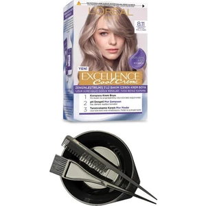 L'Oréal Paris Loreal Excellence Küllü Kumral Cool 8.11+Saç Boya Seti