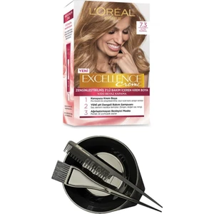 L'Oréal Paris Loreal Excellence Saç Boyası Altın Kumral 7.3+Saç Boyama Seti