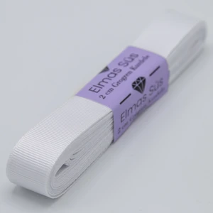 Elmas Süs Beyaz Grogren Kurdele (2cm 10M)