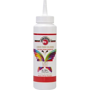 Fo Kırmızı Sıvı Gıda Boyası 280 ml