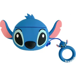 Bilişim Aksesuar Sevimli Mavi Stitch Apple Airpods 1. ve 2. Nesil Silikon Kılıf