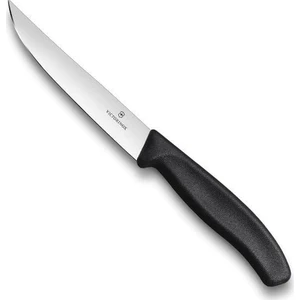Vıctorınox Biftek Bıçağı 12CM Düz Siyah