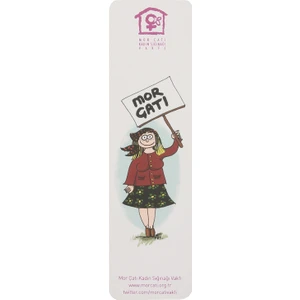 Mor Çatı Kitap Ayracı 5 x 18 cm 10'lu