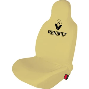 Özdemir Tekstil Renault Brodway Oto Koltuk Servis Kılıfı Penye Ön Arka Takım Krem Rengi