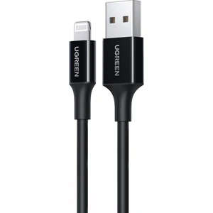 UGREEN Lightning to USB-A MFi Sertifikalı İphone Hızlı Şarj Kablosu, 2 Metre, Siyah - 80823