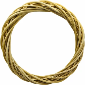 Ozan Tuhafiye Doğal Ahşap Bambu Kapı Süsü Çelengi 30CM