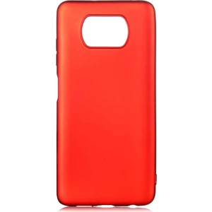 Tekno Grup Xiaomi Poco X3 Kılıf Mat Premium Silikon Kılıf Kırmızı