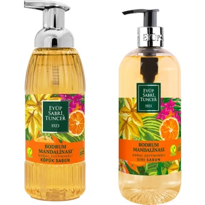 Eyüp Sabri Tuncer Sıvı + Köpük Sabun Bodrum Mandalinası 500 ml x 2