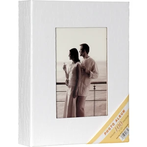 15X21 100 Lük Deri Fotoğraf Albümü Beyaz