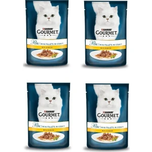 Gourmet Perle Purina Gourmet Perle 4 Adet Izgara Tavuklu Kedi Konservesi 85 gr