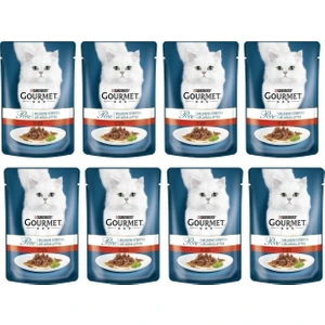 Purina Gourmet Perle 8 Adet Izgara Sığır Kedi Konservesi 85 gr