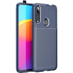 Hesaplı Dünya Huawei Y9 Prime 2019 Kılıf Esnek Tpu Silikon Lacivert