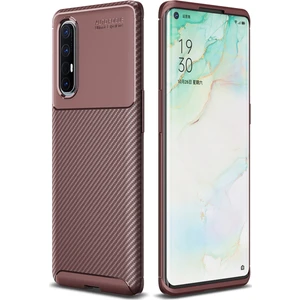 Hesaplı Dünya Oppo Reno 3 Pro Kılıf Esnek Tpu Silikon Kahverengi