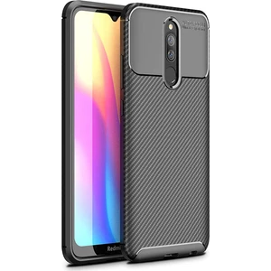 Hesaplı Dünya Xiaomi Redmi 8 Kılıf Esnek Tpu Silikon Siyah
