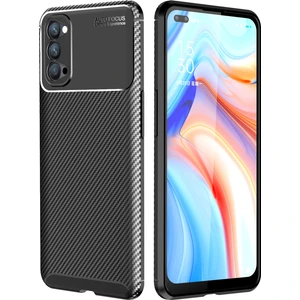 Hesaplı Dünya Oppo Reno 4 Kılıf Esnek Tpu Silikon Siyah