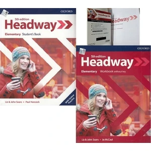 Oxford University Press Headway 5th Edition Elementary Students Book With Online Practice + Workbook Without Key