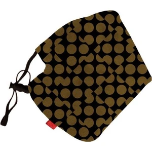 Vegan Cupro Klipsli ve Telli Desenli Antibakteriyal Yıkanabilir Maske