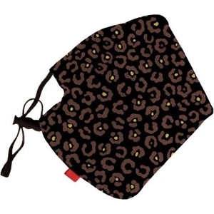 Vegan Cupro Klipsli ve Telli Desenli Antibakteriyal Yıkanabilir Maske