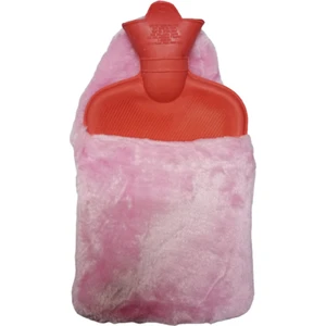 Pamuk Kılıflı Sıcak Su Torbası 1.75 lt  Açık Pembe Kılıf