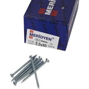Meridyen Sunta Vidası 5 x 80 mm  200 Adet