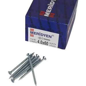 Meridyen Sunta Vidası 4 x 60 mm 200 Adet