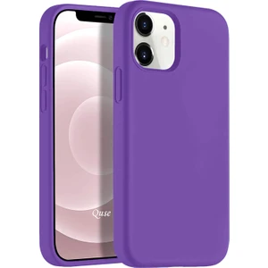 Apple iPhone 12 (6.1'') Soft Touch Liquid Silikon Kılıf Mor