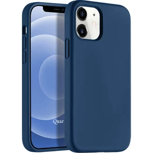 Apple iPhone 12 Mini (5.4'') Soft Touch Liquid Silikon Kılıf Lacivert