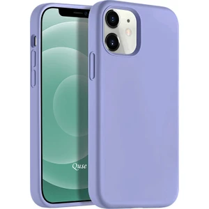 Apple iPhone 12 Mini (5.4'') Soft Touch Liquid Silikon Kılıf Lila
