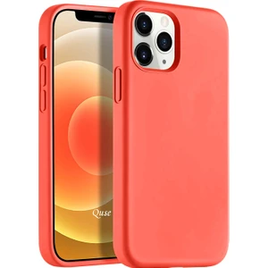 Apple iPhone 12 Pro Max (6.7'') Soft Touch Liquid Silikon Kılıf Mercan