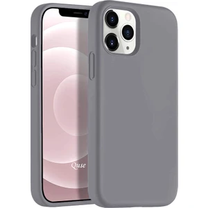 Apple iPhone 12 Pro Max (6.7'') Soft Touch Liquid Silikon Kılıf Gri