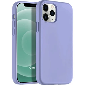 Apple iPhone 12 Pro Max (6.7'') Soft Touch Liquid Silikon Kılıf Lila