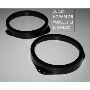 16 cm Yuvarlak Hoparlör Yükseltici-Plastik Kasnak 2 Adet