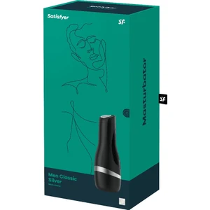 Men Classic Silver Ultra Gerçekçi Mastürbatör