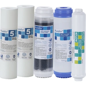 Global Water Solutions Tezgah Altı Su Arıtma Sistemleri İçin (Aktif Karbon Özellikli) Filtre Seti (Membransız)