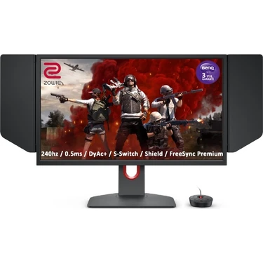 BenQ Zowie XL2546K 24.5" 0,5ms 240Hz (3xHDMI DP)TN FreeSync Premium DyAc+ S-Switch Pivot Espor Oyun