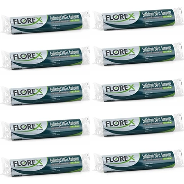 Florex Endüstryel 240 Lt Konteyner Siyah Çöp Poşeti 120  x 150 cm -  10