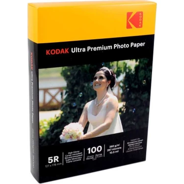 Kodak Parlak Inkjet Fotoğraf Kağıdı 260 Gram 13 x 18