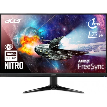 Acer Nitro QG241Ybii 75Hz 23.8" 1ms (Analog+HDMI) FreeSync Full HD