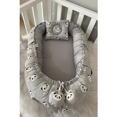 Jaju Baby Gri Panda Lüx Tasarım 