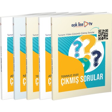 Acik Lise Tv Son 5 Donem Cikmis Sorular Kitabi Ve Fiyati