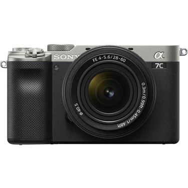Sony A7C 28-60MM Lensli Fotoğraf Makinesi 24.2 MP Full Frame Siyah Kompakt