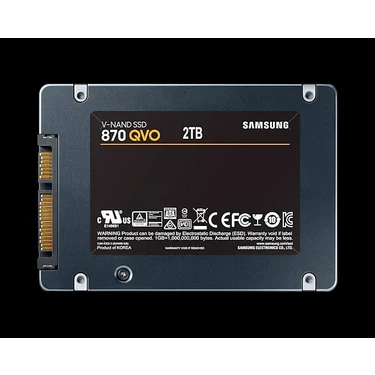 Samsung 870 QVO 2TB SSD SATA3 560MB/s Okuma 530MB/s Yazma Fiyatı