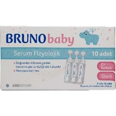 Bruno Baby Serum Fizyolojik 5 Ml X 10 Lu Fiyati