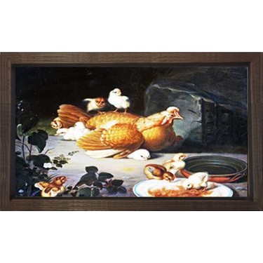 Deniz Cerceve Tavuk Kumesi Tablosu Kahverengi Ahsap Cerceve Fiyati Deniz Cerceve Tavuk Kumesi Tablosu Kahverengi Ahsap Cerceve Fiyati