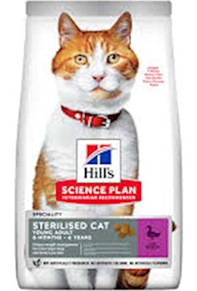 Hills Science Plan Hills Sterilised Ördekli Kısır Kedi Maması 3 kg